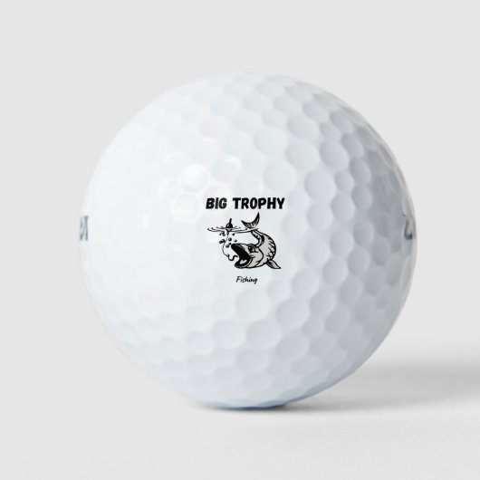 Big Trophy Vist Golfballen (Voorkant)