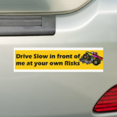 Big Truck - Bumpersticker (Op auto)