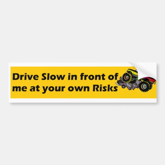 Big Truck - Bumpersticker (Voorkant)