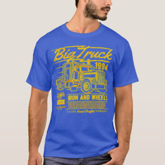 Big Truck Graphic Typografie T-shirt