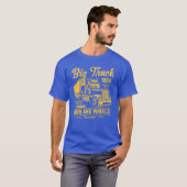 Big Truck IJzer en Wielen Auto Truck T-shirt (Voorkant volledig)