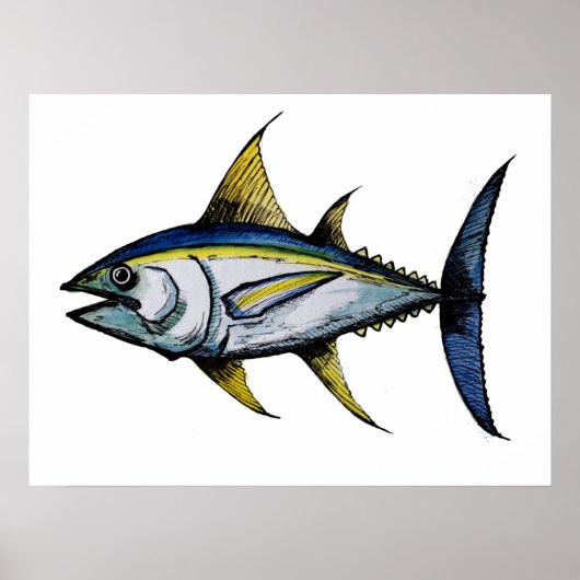 Big Tuna Fish Poster (Voorkant)