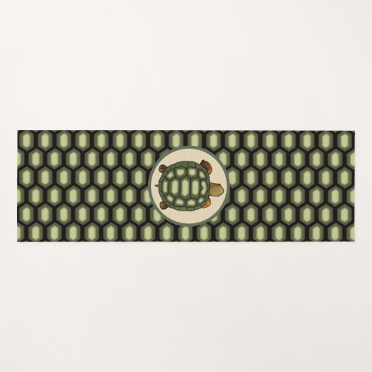 Big Turtle and Turtle Shell Yogamat (Voorkant (horizontaal))