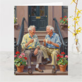 Big Twin Coots Coffee Club Birthday Occasion Card Kaart (Gele Bloem)