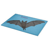 Big vampire bat cartoon illustration snijplank (Hoek)