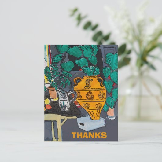 Big Vase Briefkaart (Staand voorkant)