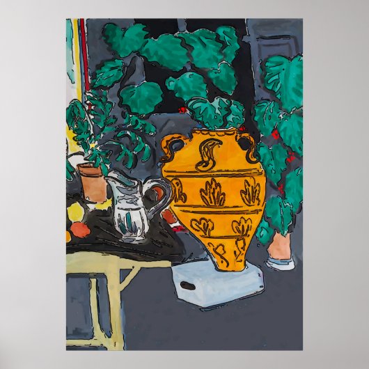 Big Vase Poster (Voorkant)