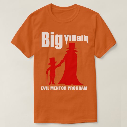 Big Villain Mentor Programma T-shirt (Design voorkant)