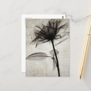 Big Vintage X-Ray Flower Briefkaart