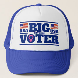Big Voter™ Trucker Hat (Pas het aan!) Pet