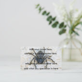 Big Vrouw Huntsman Spider Visitekaartje (Staand voorkant)