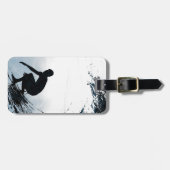 Big Wave Surfer Bagagelabel (Voorkant horizontaal)