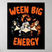 Big Ween Energy Halloween heksen voor mannen Poster (Voorkant)