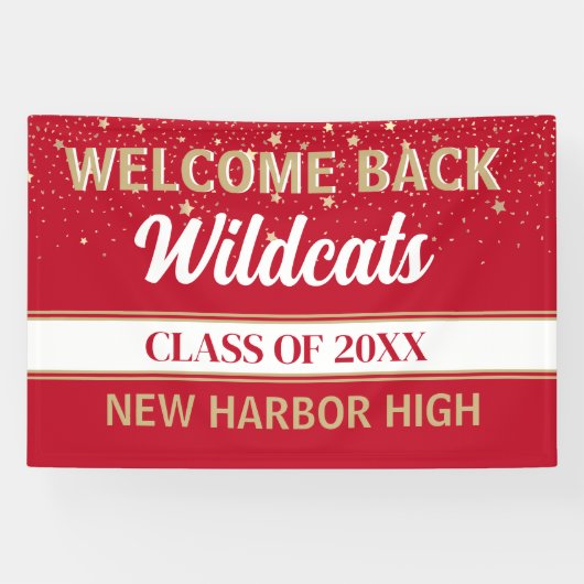 Big Welcome Back Class Reunion Bannière (Horizontal)