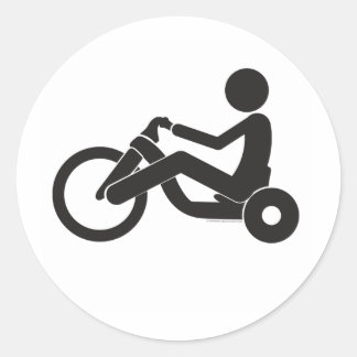 Big-Wheel-T Ronde Sticker