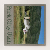 Big White Barn Park City Utah Pittoresque Puzzle (Horizontal)