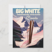 Big White British Columbia Canada ski. (Achterkant)
