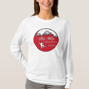 Big White British Columbia rode dames board hoodie T-shirt