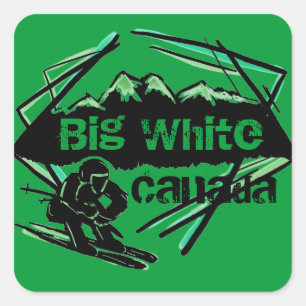 Big White Canada ski stickers