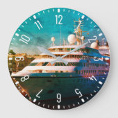 Big White Cruise Ship Grote Klok (Voorkant)