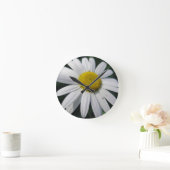 Big White Daisy Ronde Klok (Huis)
