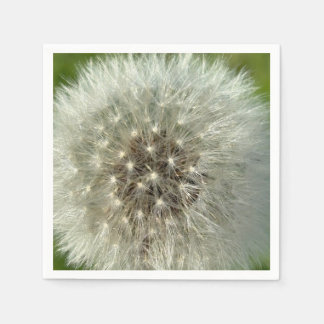 Big White Dandelion Paper Napkin Servet