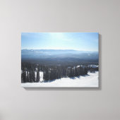 Big White Mountain Canvas Afdruk (Voorkant)
