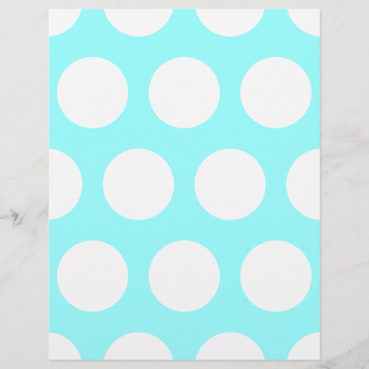 Big White Polka Dots Flyer (Voorkant)