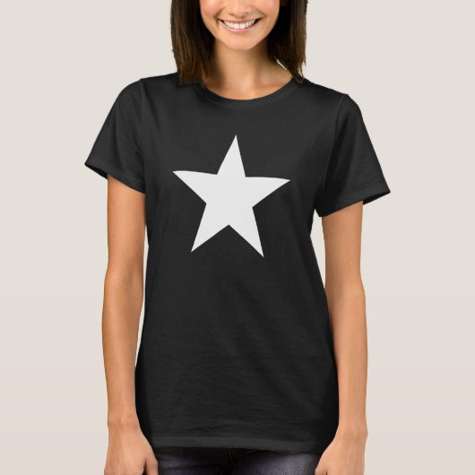 Big White Star T-Shirt (Voorkant)