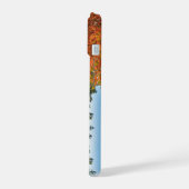 Big Whitetail Buck slaat een pose iPhone 15 Hoesje (Linkerkant)