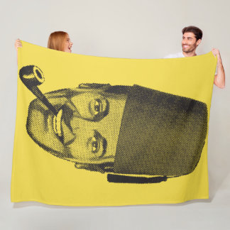 BIG YELLOW BOB BLANKEY FLEECE DEKEN