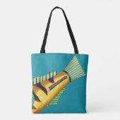 Big Yellow Fish Draagtas (Achterkant)