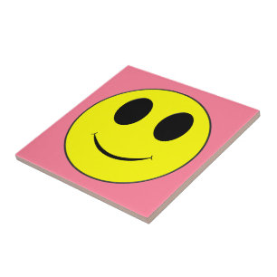 Big Yellow Happy Face Tegeltje