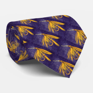 "Big Yellow May" forel Natte Stropdas