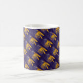"Big Yellow May" Tiled Wet Fly Trout Fly Mug (Centre)