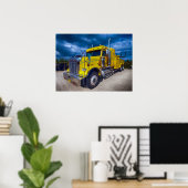 Big Yellow Tow Poster (Thuiskantoor)