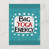 Big Yoga Energie Briefkaart