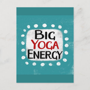 Big Yoga Energie Briefkaart