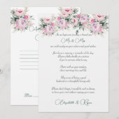 Bigadvies wil roze volken advieskaart (Voorkant / Achterkant)