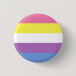 Bigender Pride Button (Yellow)