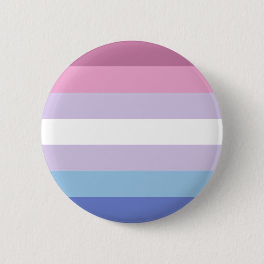 Bigender Pride Flag Keramik Ronde Button 5,7 Cm (Voorkant)