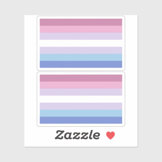 Bigender Pride Sticker (Vel)
