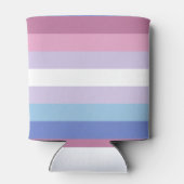 Bigender Pride-vlag Blikjeskoeler (Achterkant)