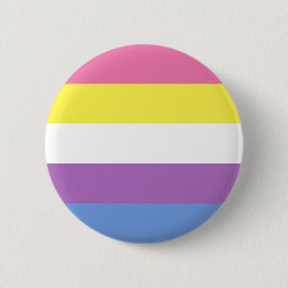Bigender Pride Vlag LGBT Pride Ronde Button 5,7 Cm