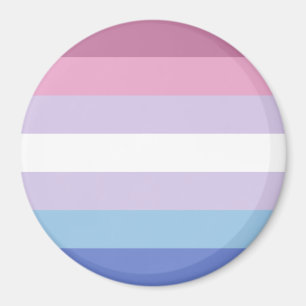 Bigender Pride-vlag Magneet