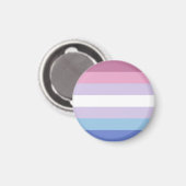 Bigender Pride-vlag Magneet (Voorkant / Achterkant)