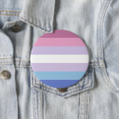 Bigender Pride-vlag Ronde Button 4,0 Cm (In situ)