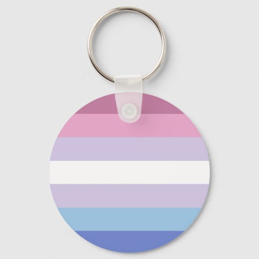 bigender pride vlag sleutelhanger (Voorkant)