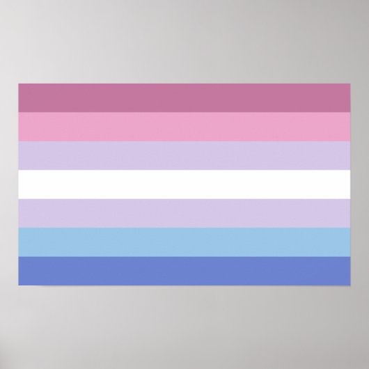 Bigender trots poster (Voorkant)