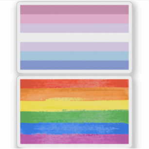 Bigender trots sticker
